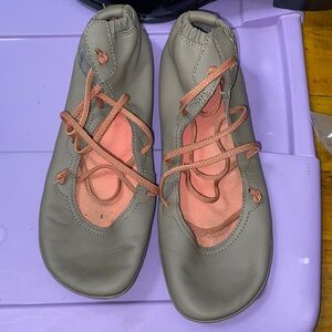 Camper Kids Sandals in Gray and Pink